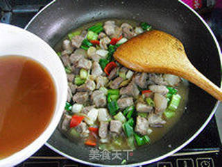 大葱五花肉的做法步骤:9