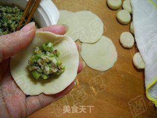 蛇豆香菇肉饺的做法步骤:7