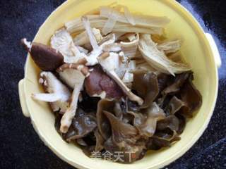 杂菜炒肉的做法步骤:2