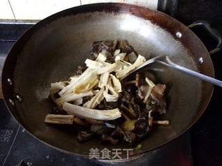 杂菜炒肉的做法步骤：10