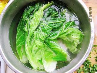 白菜豆腐包的做法步骤:3