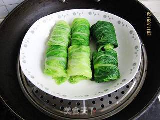 白菜豆腐包的做法步骤:8