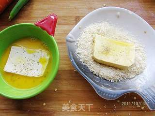 香脆豆腐排的做法步骤:4