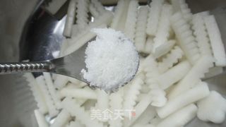 配粥小菜------泡椒白萝卜的做法步骤：5