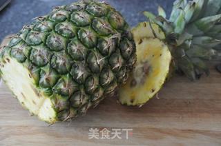 酸酸甜甜的 菠萝朗母牛角包的做法步骤：3