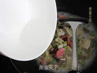 什锦冻豆腐汤的做法步骤:6
