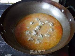 适合老人小孩的------------番茄牛肉丸汤的做法步骤:17