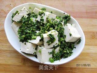 椿香豆腐的做法步骤：3