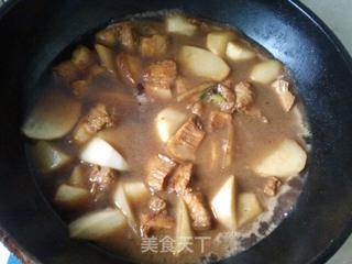 萝卜烧肉的做法步骤:8