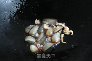 腊肉炒瓢儿白的做法步骤:3