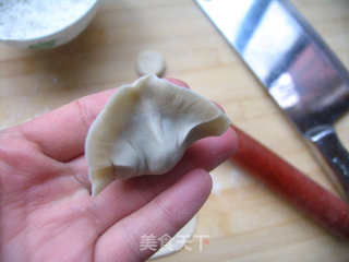 韭菜火腿蛋饺的做法步骤：13