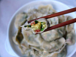 韭菜火腿蛋饺的做法步骤：16