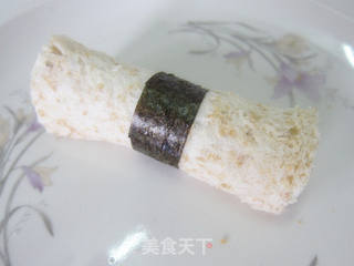 蔬菜沙拉吐司卷的做法步骤:12