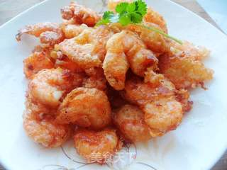 酥炸虾仁的做法步骤：5