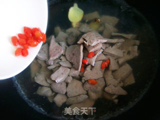 猪肝菠菜汤的做法步骤:8