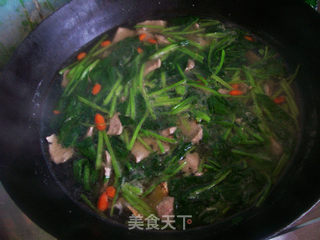 猪肝菠菜汤的做法步骤:9