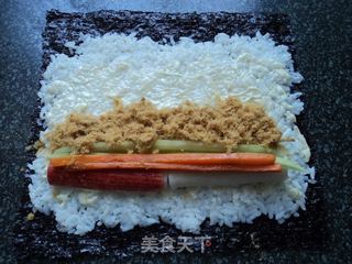 【蟹肉棒沙拉酱寿司】的做法步骤:17