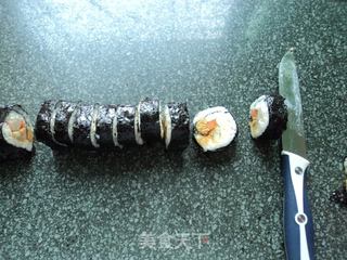 【蟹肉棒沙拉酱寿司】的做法步骤:20
