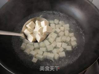 翡翠豆腐羹的做法步骤:3