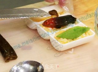 日式双色绝味海苔造型饭团的做法步骤：6