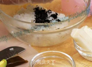 日式双色绝味海苔造型饭团的做法步骤：7