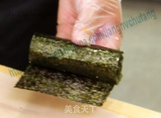 日式双色绝味海苔造型饭团的做法步骤:16