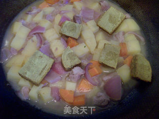 咖喱土豆拌饭的做法步骤:6