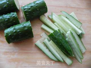 五分钟成就的小菜--盐水瓜条的做法步骤:3