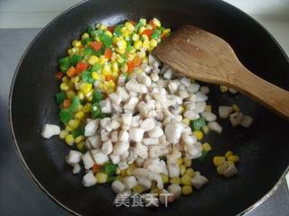 大人小孩都爱的滑嫩酥香—松子鱼米饭的做法步骤：9