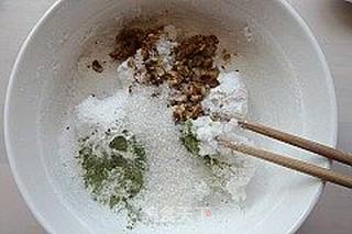 绿茶核桃糕的做法步骤:3