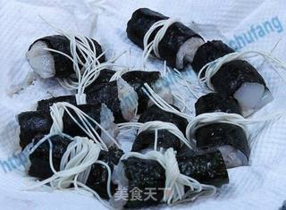 日式墨鱼海苔龙须扬的做法步骤:13