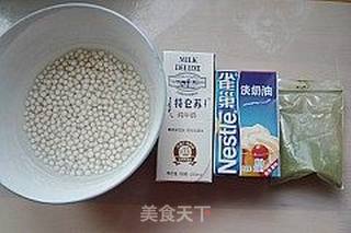 绿茶奶香西米露的做法步骤：1