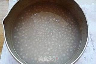 绿茶奶香西米露的做法步骤:3