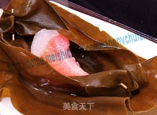 日式昆布雪鲷蒸的做法步骤:3