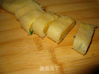 鸡蛋摊饼的做法步骤:9