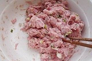 鸡毛菜肉丸汤的做法步骤:4