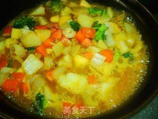 胖人也能吃的什蔬咖喱饭的做法步骤:6
