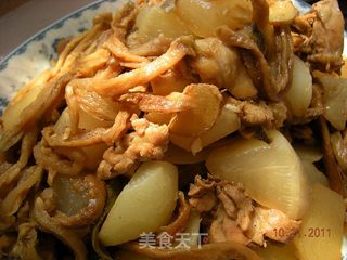 东北乱炖——萝卜萝卜干炖鸡肉的做法步骤:5