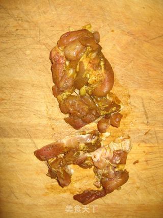 鸡肉香菇披萨的做法步骤:4