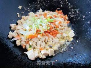 豆腐炸酱双色面的做法步骤:10