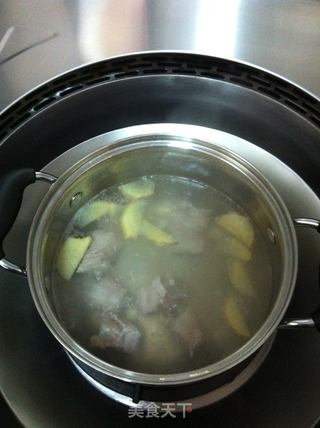 虫草花胶炖响螺汤的做法步骤:7