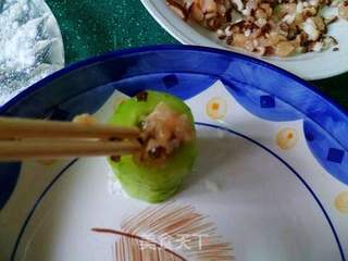 黄瓜的瘦身秘密---蒸酿黄瓜的做法步骤:6