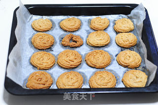 核桃奶酥饼干的做法步骤:9