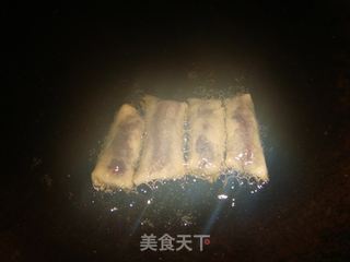 拔丝豆沙卷的做法步骤：5
