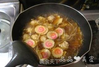 汤好面才好——鸡肉丸汤煮乌冬的做法步骤:7