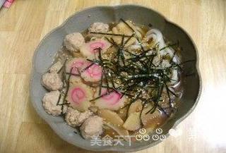 汤好面才好——鸡肉丸汤煮乌冬的做法步骤:8