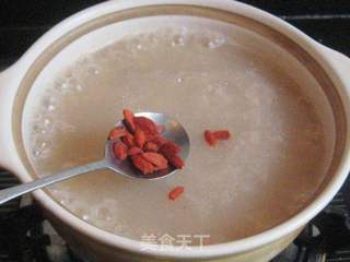 玫瑰花桂圆粥的做法步骤:8