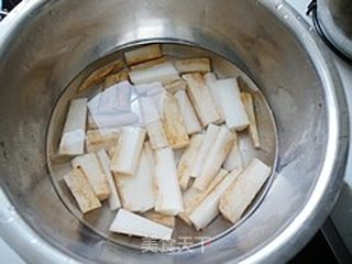 山药熬粉丝的做法步骤:2