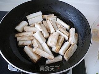 山药熬粉丝的做法步骤:5