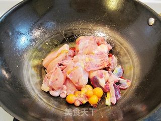 咖喱山药豆干鸡—附自制咖喱的做法步骤:15